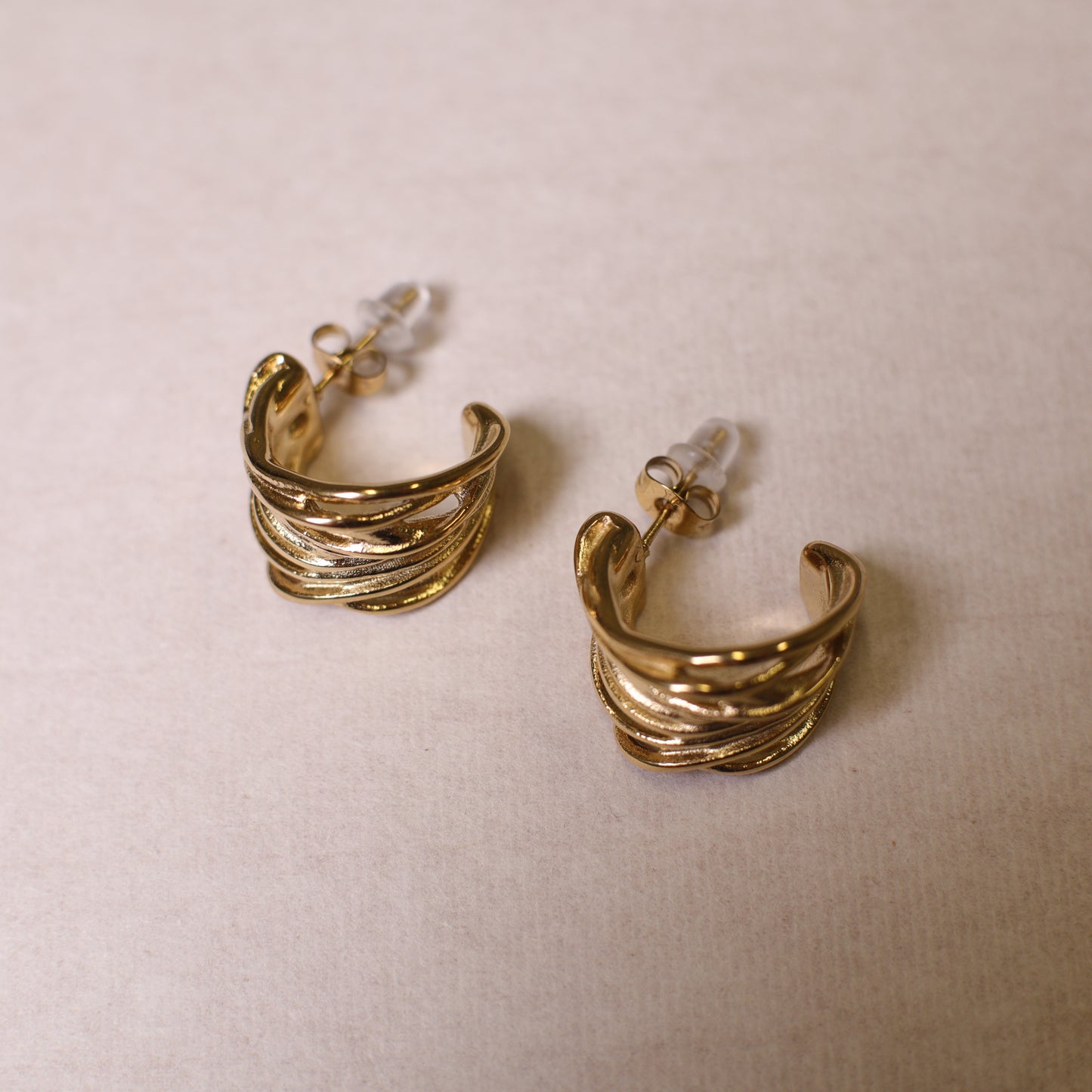 E0002 Crazy line earrings